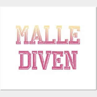 Malle Diven / Holiday Party Shirt Posters and Art